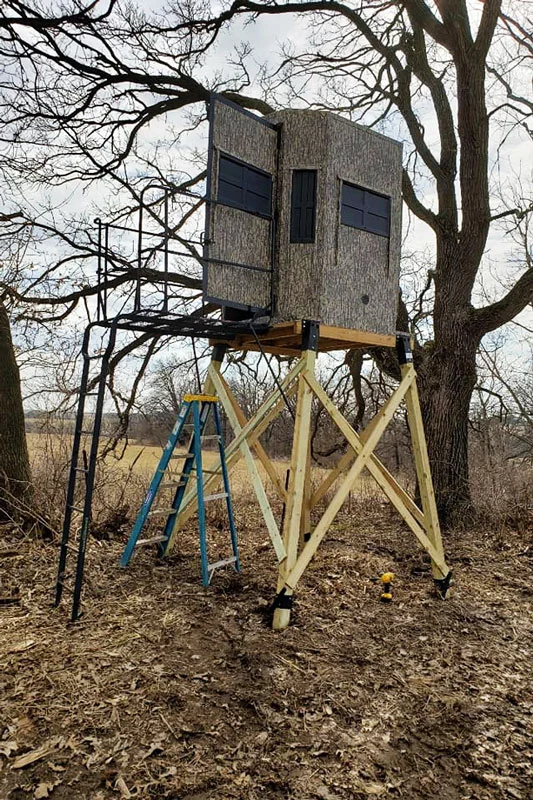 Hunt Comfort Scout Tree Stand Seat - BLB Outdoors, Shadow Hunter Blinds